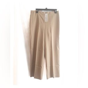 Alfred Dunner Tan Tailored Trousers with Classic Fit